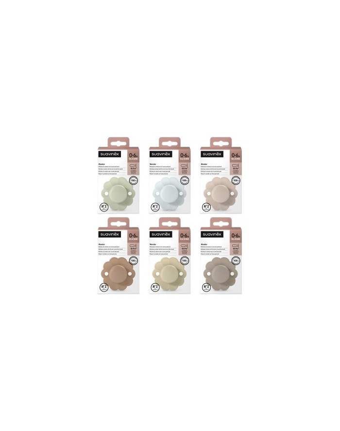 Suavinex Chupa Wonder Silicone Soft Color 0-6 m