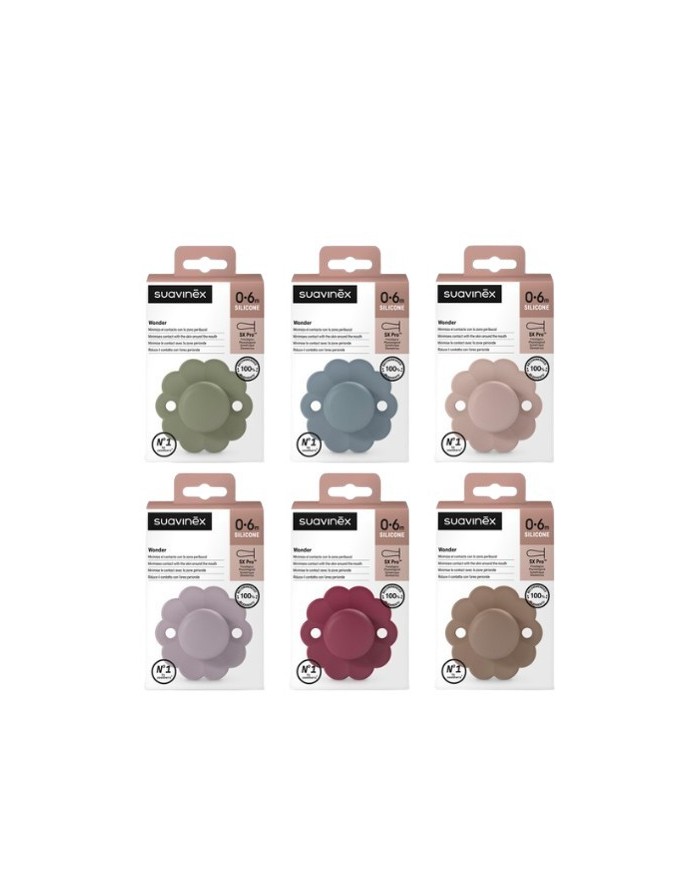 Suavinex Chupa Wonder Silicona Intense Color 0-6 m