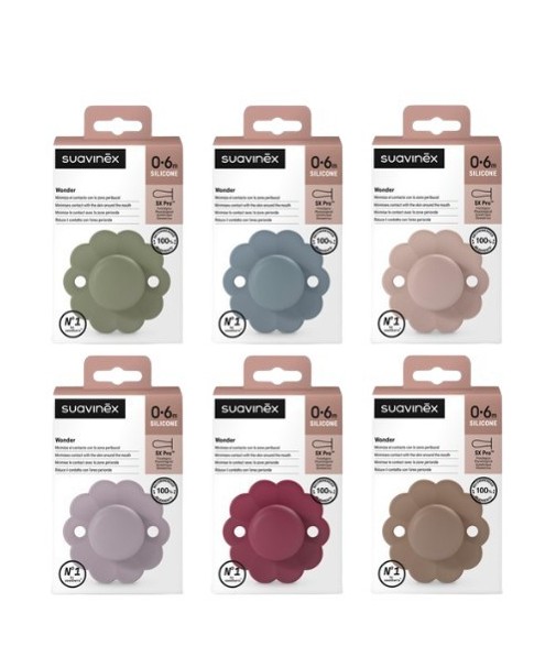 Suavinex Chupa Wonder Silicona Intense Color 0-6 m