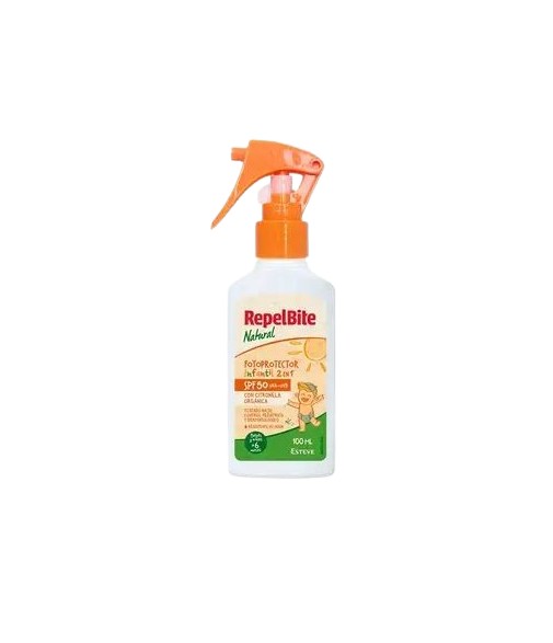 RepelBite Natural Fotoprotector Infantil 1 en 1 SPF 50 100 ml