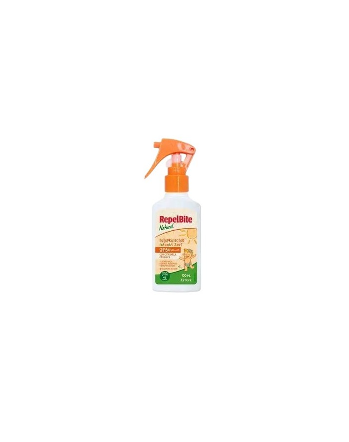RepelBite Natural Fotoprotector Infantil 1 en 1 SPF 50 100 ml