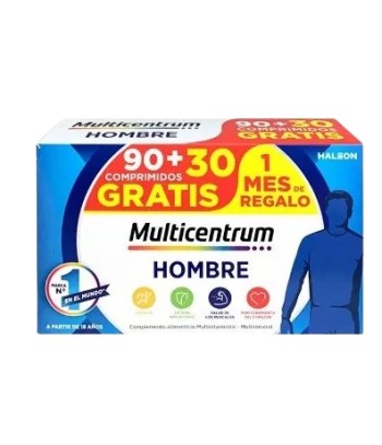 Multicentrum Hombre 90+30 Comprimidos