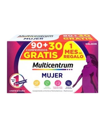 Multicentrum Mujer 90+30 Comprimidos