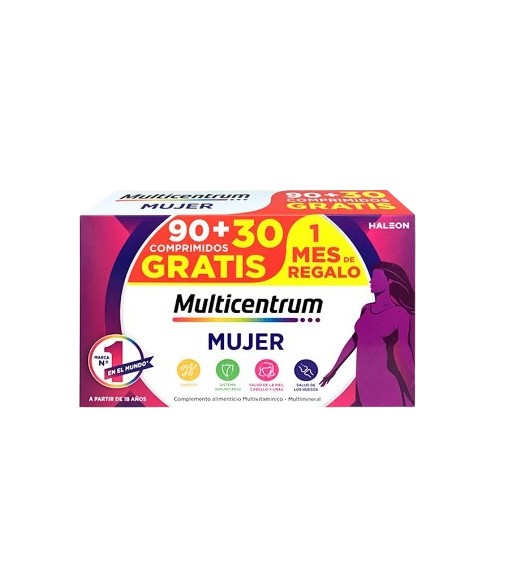 Multicentrum Mujer 90+30 Comprimidos