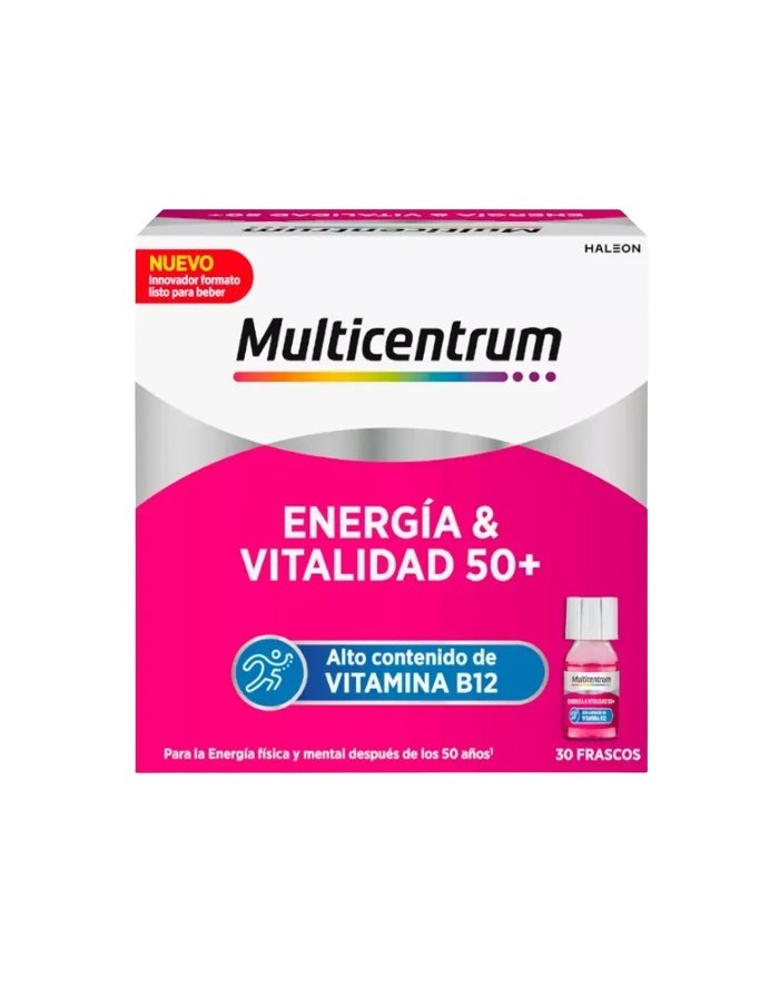 Multicentrum Energy and Vitality 50+ Vitamin B12 30 Bottles