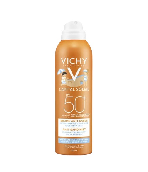 Vichy Capital Soleil SPF 50+ Bruma Anti-Arena Niños Piel Sensible 200 ml