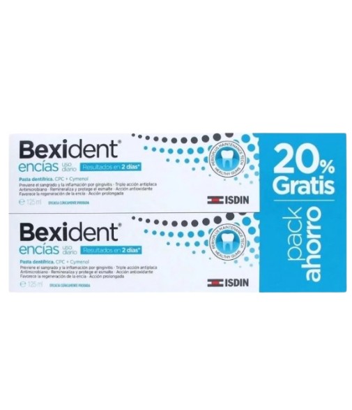 Bexident Encías CPC+ Cymenol Pasta Dentífrica Pack 2x125ml