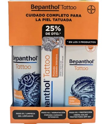 Bepanthol Tatoo Pack Gel + Pomada + Solar SPF50+