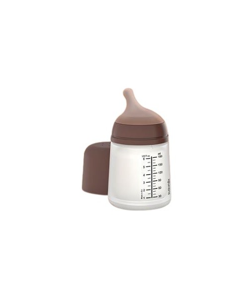 Suavinex Zero Zero Biberón Anticólico Deep Silicona T/U +0 m 180 ml