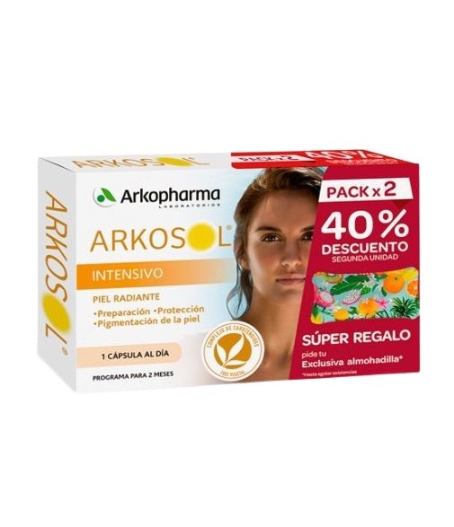 Arkosol Intensivo 2 Env 30 cápsulas 40% Dto