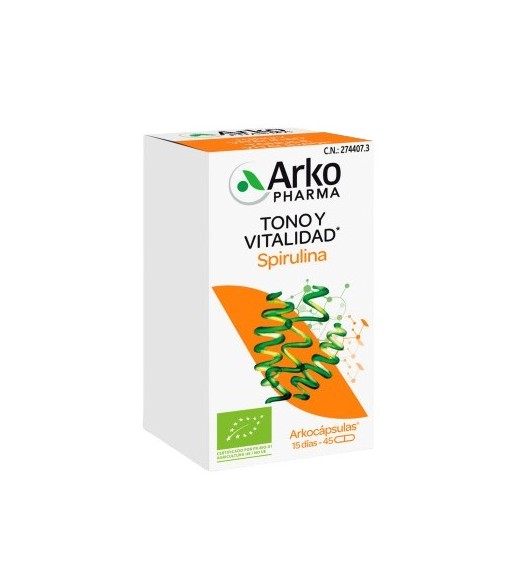 Arkocaps Spirulina 45 cápsulas