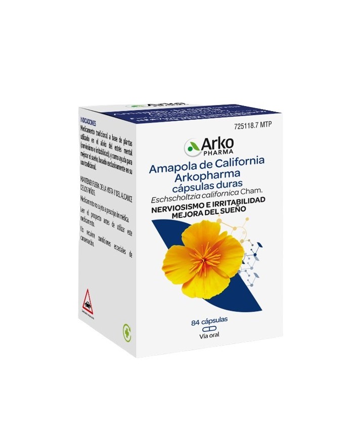 Arkocapsulas California Poppy 84 capsules