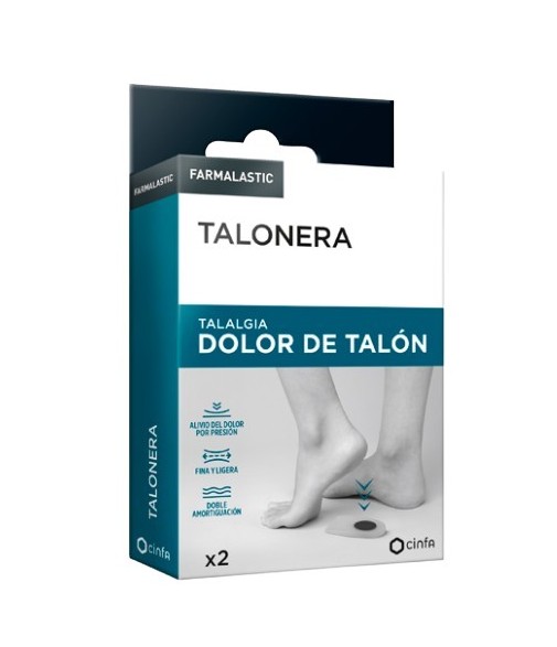 Farmalastic Talonera Dolor de Talón Talla M 2 unidades
