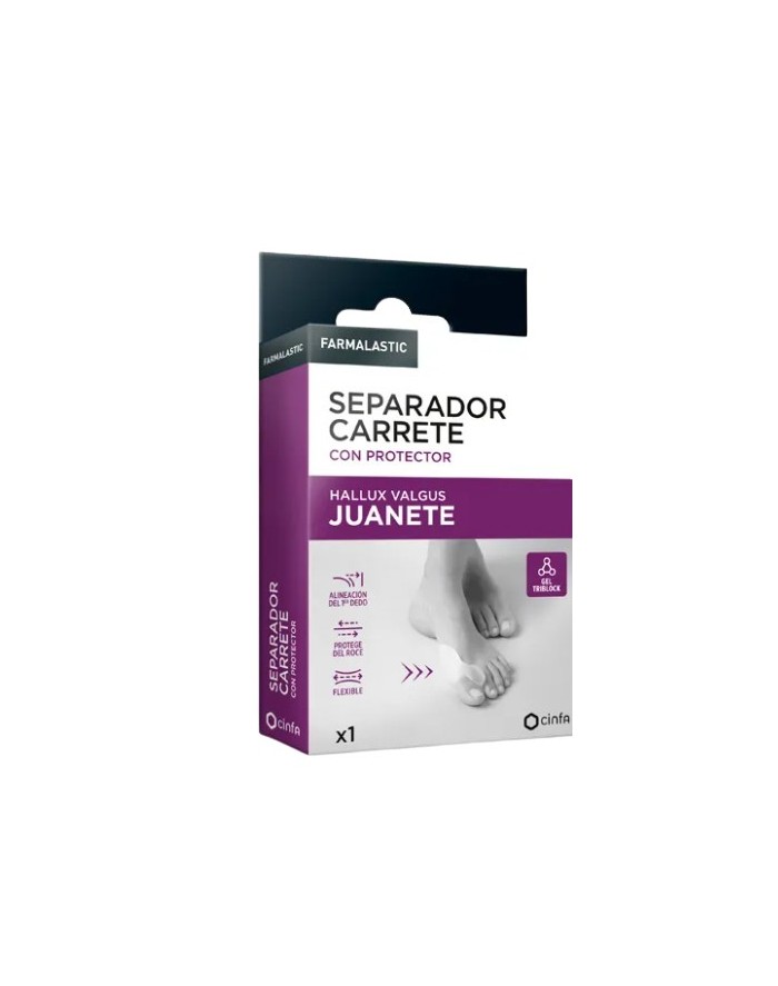 Farmalastic Toe Separator with Bunion Protector One Size