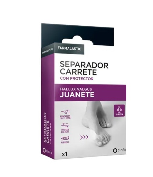 Farmalastic Toe Separator with Bunion Protector One Size
