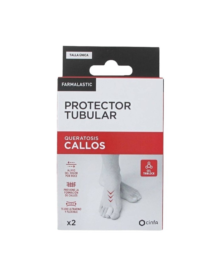 Farmalastic Protector Tubular Queratosis Callos Talla Única 2 Unidades