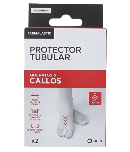 Farmalastic Protector Tubular Queratosis Callos Talla Única 2 Unidades