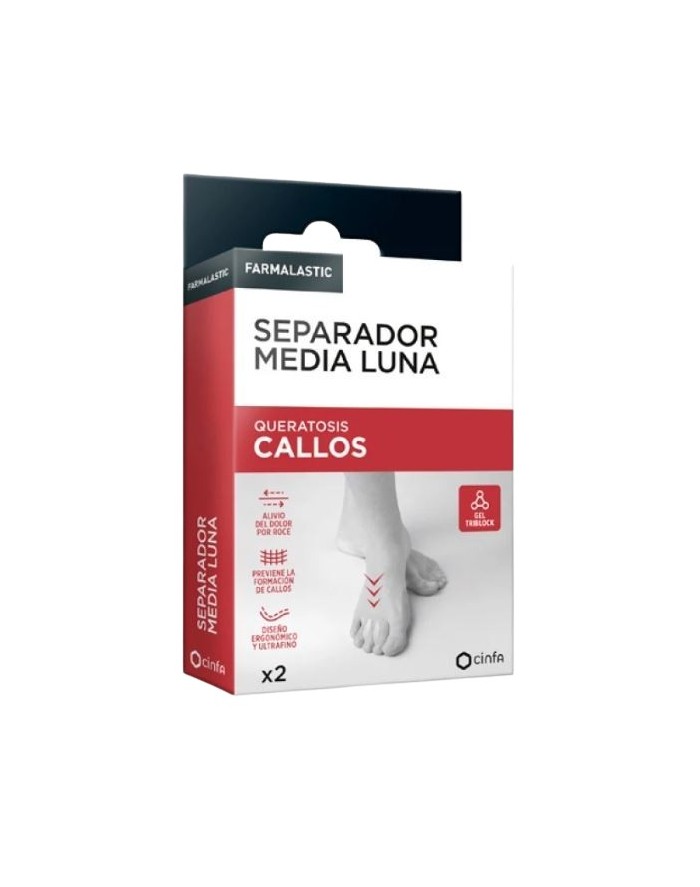 Farmalastic Half Moon Keratosis Callus Separator One Size 2 Units