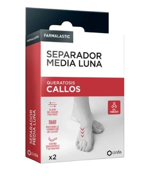 Farmalastic Half Moon Keratosis Callus Separator One Size 2 Units
