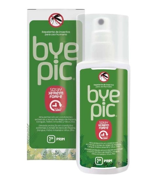 Bye Pic Spray Xtrem Forte Repelente de Insectos 100ml