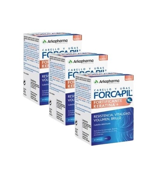Forcapil Fortifican Keratin 60 capsules 2+1