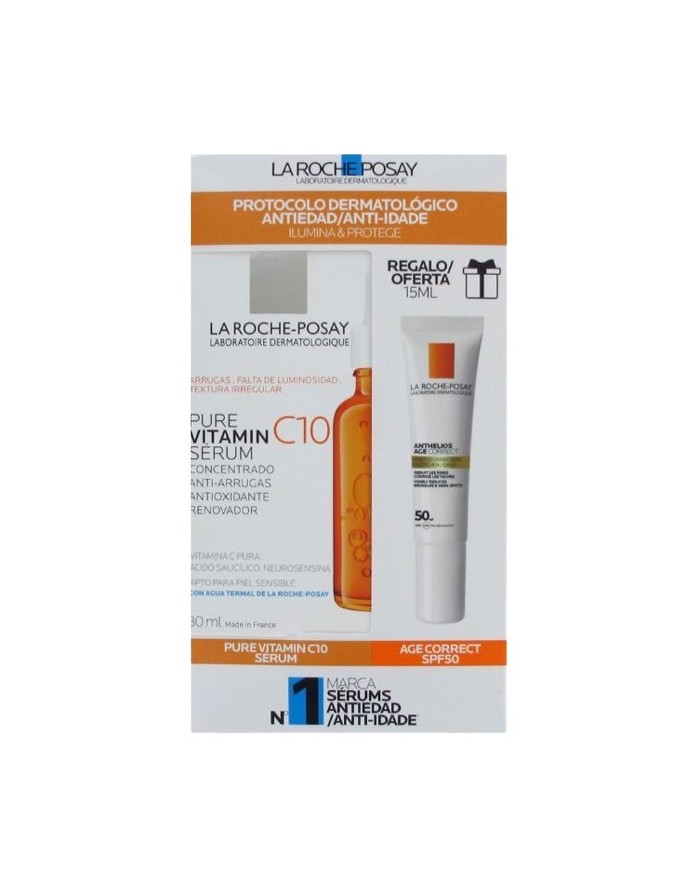 La Roche Posay Pure Vitamin C10 Sérum Deramatológico Anti-arrugas y Anti-oxidante 30 ml