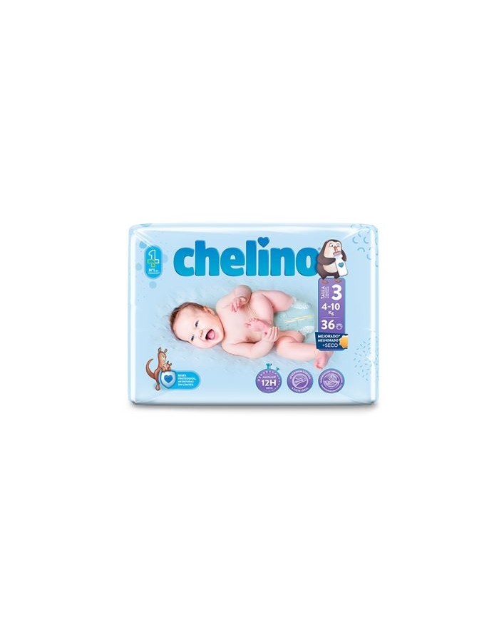 Chelino Love Pañal Tumbado Talla 3 36 Unidades