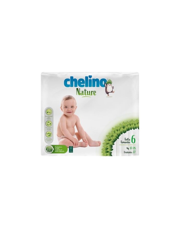 Chelino Nature Pañal Talla 6 27 Unidades