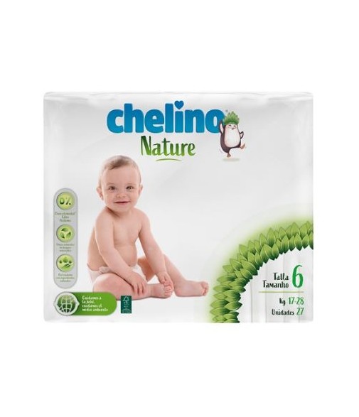 Chelino Nature Pañal Talla 6 27 Unidades