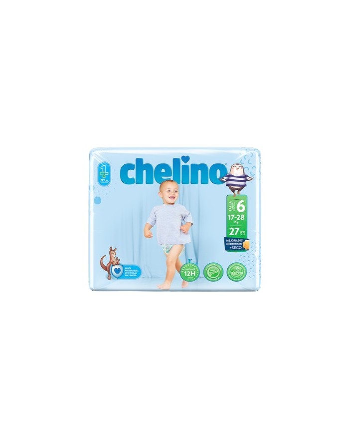 Chelino Love Junior Pañal Talla 6 27 Unidades