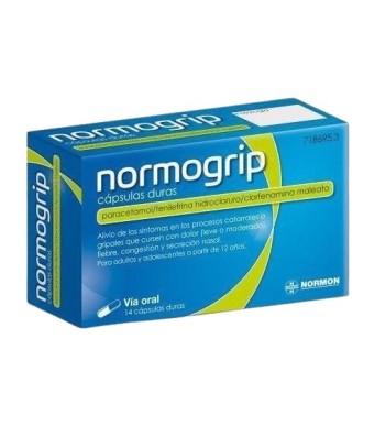 Normogrip 14 Cápsulas Duras