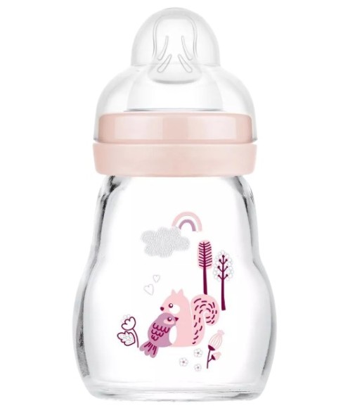 Mam Biberon Cristal Feel Good Rosa +0 Meses 170 ml