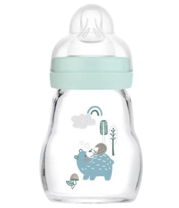 Mam Glass Bottle Feel Good Blue +0 Months 170 ml