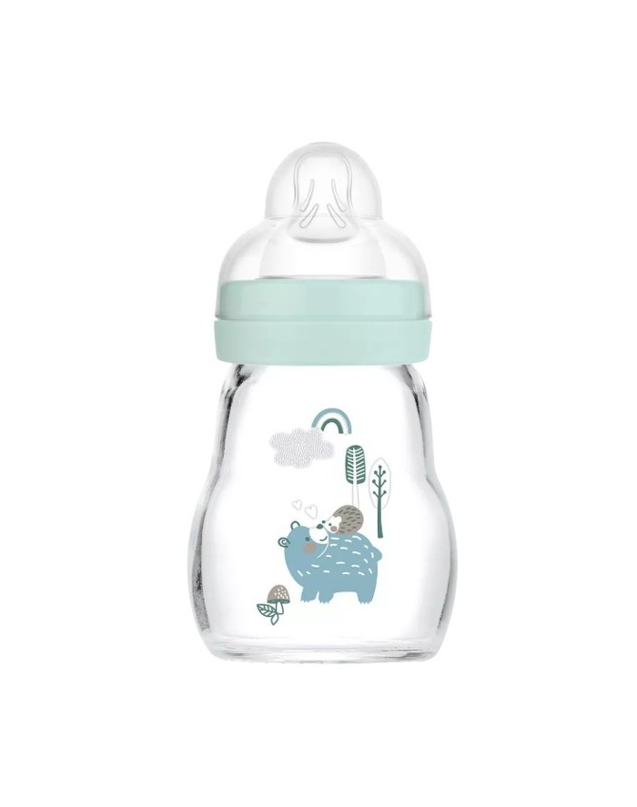 Mam Glass Bottle Feel Good Blue +0 Months 170 ml