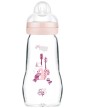 Mam Biberon Cristal Feel Good +0 Meses Rosa 260 ml