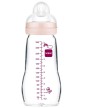Mam Biberon Cristal Feel Good +0 Meses Rosa 260 ml