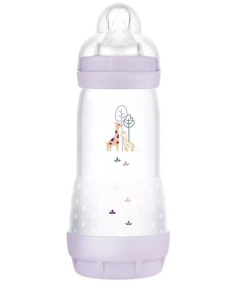 Mam Biberon Anticólico Easy Start Matt Rosa +4 Meses