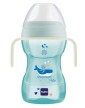 Mam Vaso con Boquilla Dura Fun To Drink Cup Azul +8 Meses 270 ml