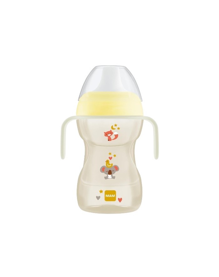 Mam Vaso con Boquilla Dura Fun To Drink Cup Neutro +8 Meses 270 ml