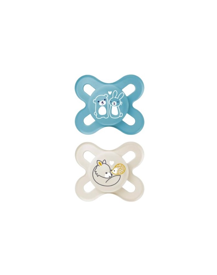 Mam Silicone Pacifier Start Pure Blue +0 Months 2 Units