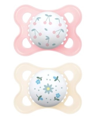 Mam Chupete Original Silicona Rosa S158 0-6 Meses 2 Unidades