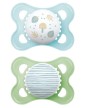 Mam Chupete Original Silicona Azul S157 2-6  Meses 2 Unidades