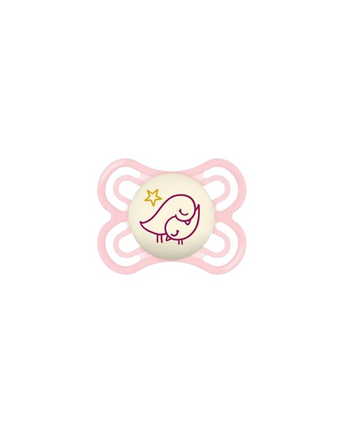 Mam Perfect Night Silicone Pacifier Pink +0 Months