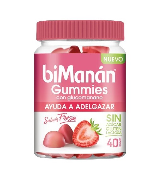 BiManán Glucomannan 40 Gummies Strawberry Flavor