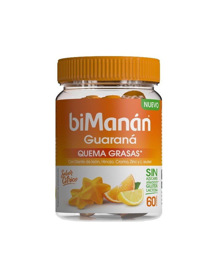 BiManán Guarana Fat Burner 60 Gummies