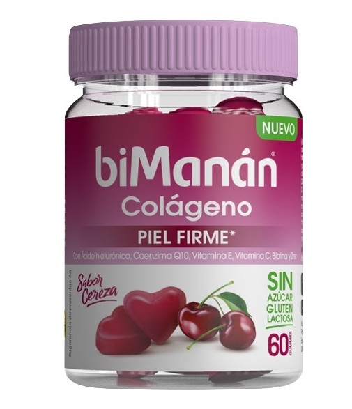 BiManán Collagen Firm Skin 60 Gummies Cherry Flavor
