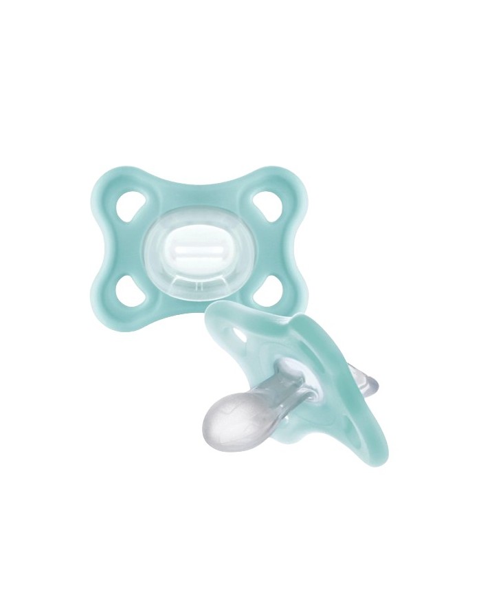 Mam Chupete Silicona Comfort Color Verde 3-12 Meses 2 Unidades