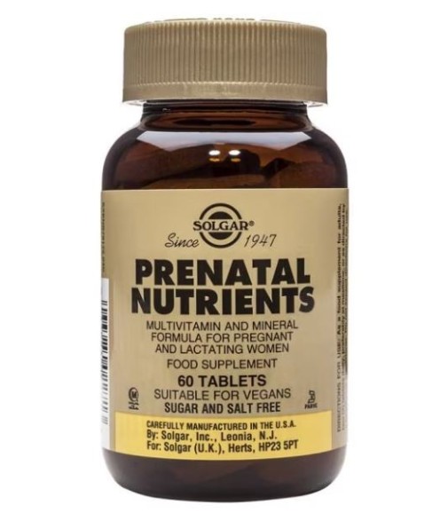 Solgar Prenatal Nutrients 60 Tablets