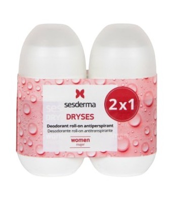 Sesderma Dryses Antiperspirant Roll-On Deodorant 2x75 ml