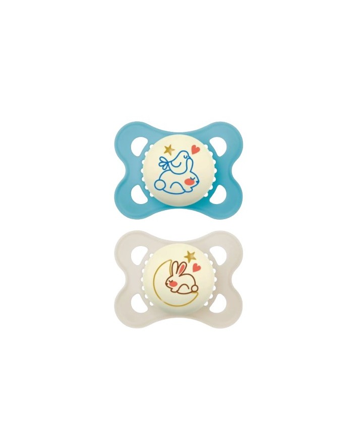 Mam Original Silicone Pacifier Pure Night 2-6 Months 2 Units